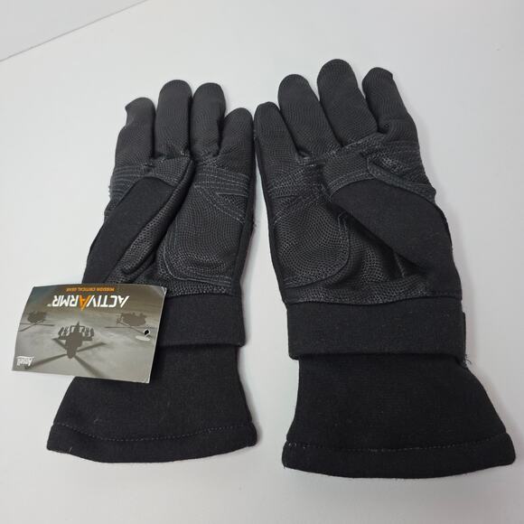 Ansell ActiveArmr Military NWT SzM Tactical Leather Work Gloves Black. New! - Picture 4 of 8